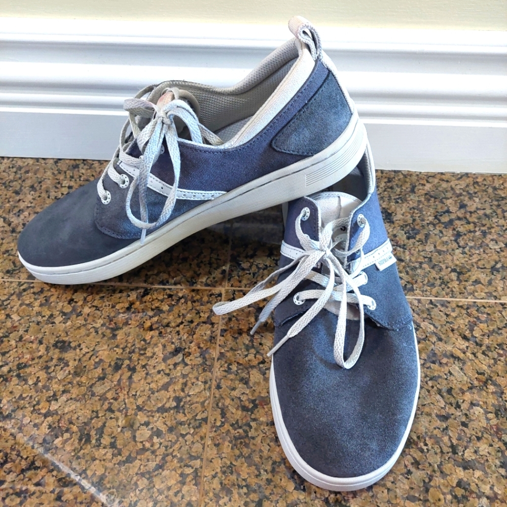 Men's Supra suede leather low top skate shoes Size 9